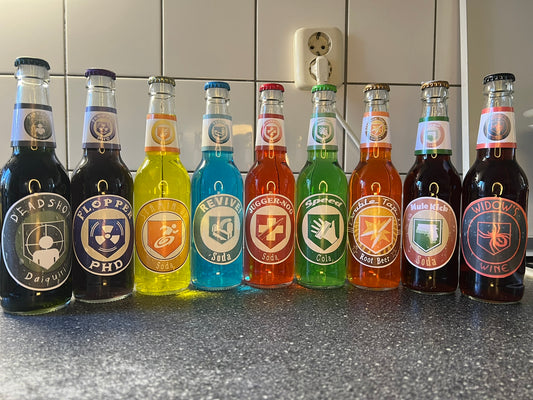 Complete Perk-a-Cola Bottle Bundle – Full 8-Piece Collector’s Set